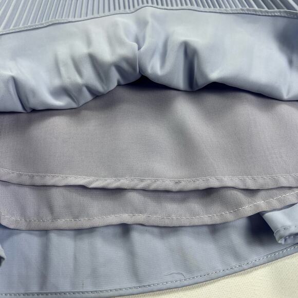 Idem Ditto Pleated Flowy Wide Leg Feminine Shorts Sky Blue Fully Lined Size S - Picture 5 of 10